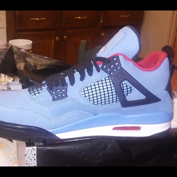 Jordan 4 Cactus Jack Travis Scott size 10 - Picture 4 of 5